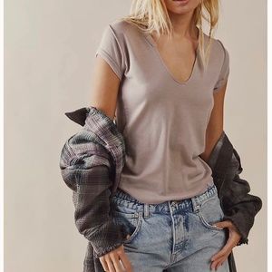 Free People  Always Yours Tee  size small